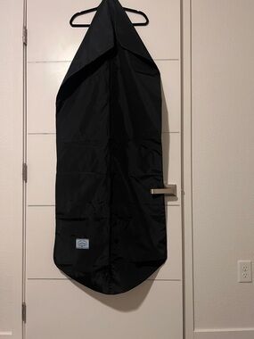 Prada Black Garment Cover with White Logo Patch